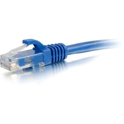 9FT CAT6A BOOTED UTP BLU